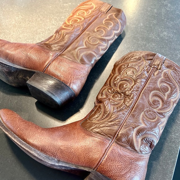 Handcrafted Leather Cowboy Boots